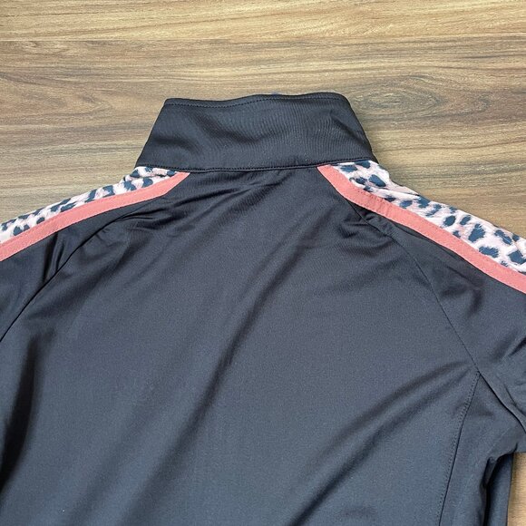 Kastel Denmark Lightweight Full Zip Jacket - Black & Animal Print - XS - Picture 4 of 5